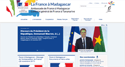 Desktop Screenshot of ambafrance-mada.org